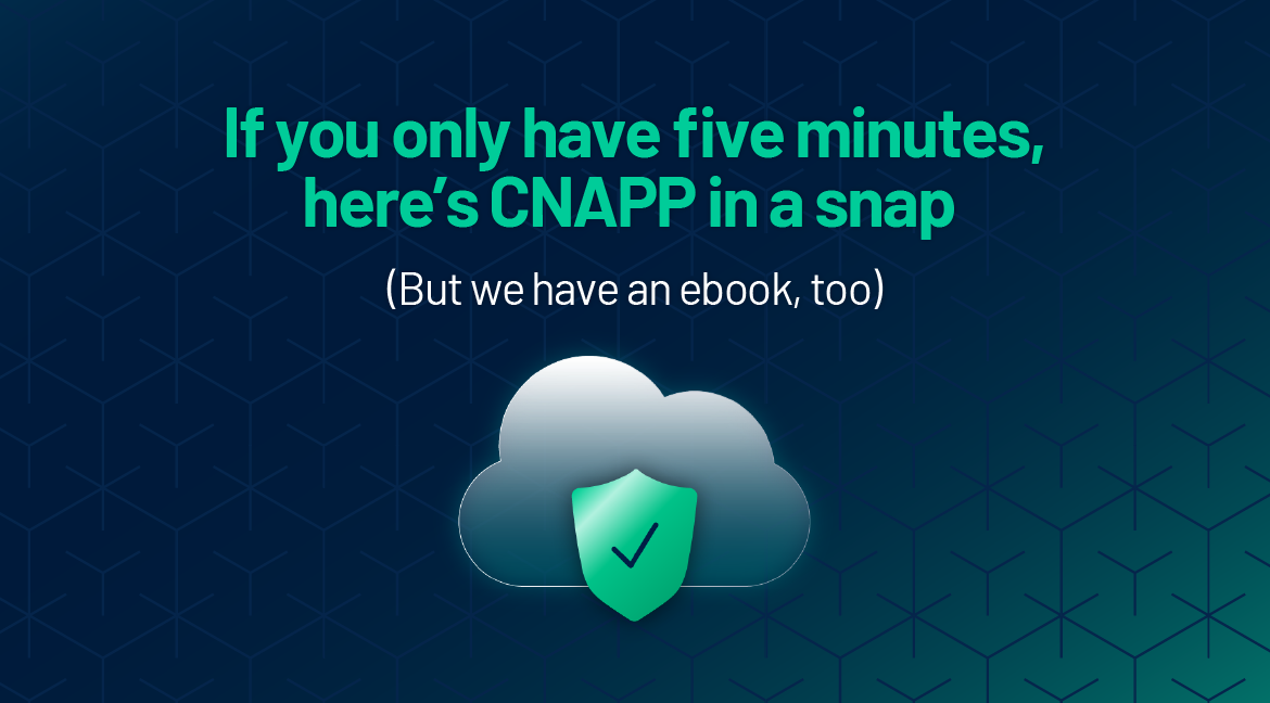 If You Only Have Five Minutes, Here’s CNAPP in a Snap (But We Have an eBook, Too) image
